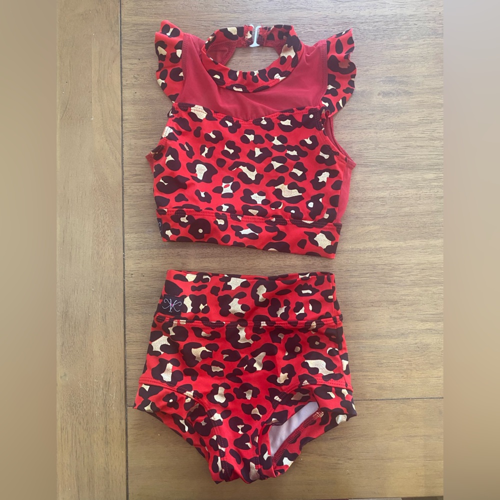 Cute Kandi Kouture dancewear Leo set size CM 5/6